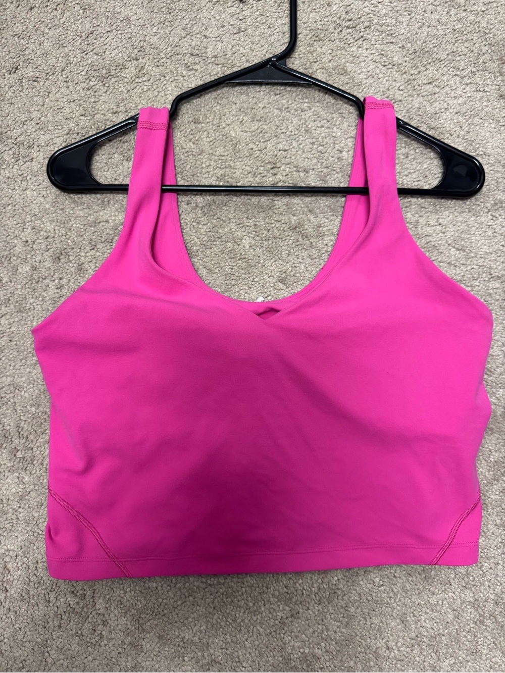 lululemon athletica Bright Pink Align crop top